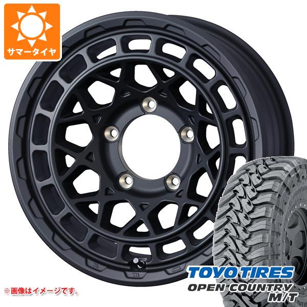 【タイヤ交換対象】ジムニーシエラ JB74W用 サマータイヤ トーヨー オープンカントリー M/T LT225/75R16 103/100Q ホワイトレター マッドヴァンスX タイプM 6.0-16 タイヤホイール4本セット|タイヤ1番OFF-ROAD