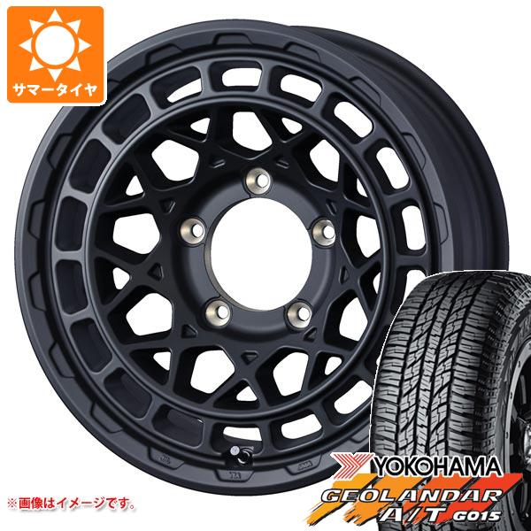 【タイヤ交換対象】5本セット ジムニーシエラ JB74W用 サマータイヤ ヨコハマ ジオランダー A/T G015 LT225/75R16 115/112R アウトラインホワイトレター マッドヴァンスX タイプM 6.0-16 タイヤホイール5本セット｜タイヤ1番OFF-ROAD 108,900円