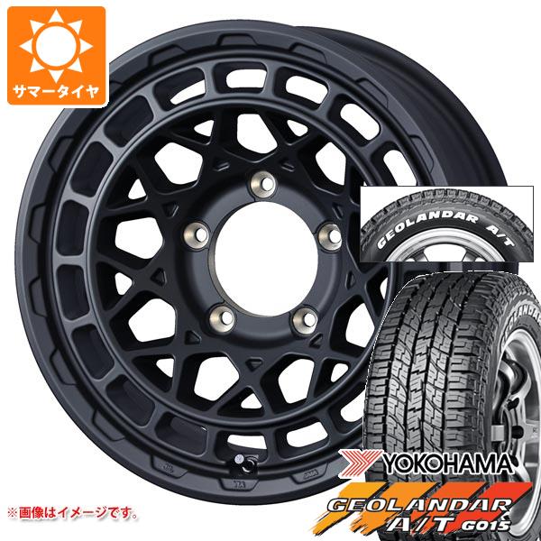 【タイヤ交換対象】スズキ ジムニーノマド JC74W用 2026年製 サマータイヤ ヨコハマ ジオランダー A/T G015 185/85R16 105/103N LT ホワイトレター マッドヴァンスX タイプM 6.0-16 タイヤホイール4本セット
