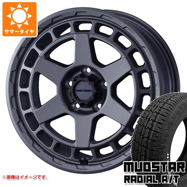 【タイヤ交換対象】T31エクストレイル用 サマータイヤ マッドスター ラジアル A/T 215/65R16C 109/107L ホワイトレター マッドヴァンスX タイプS 7.0-16 タイヤホイール4本セット