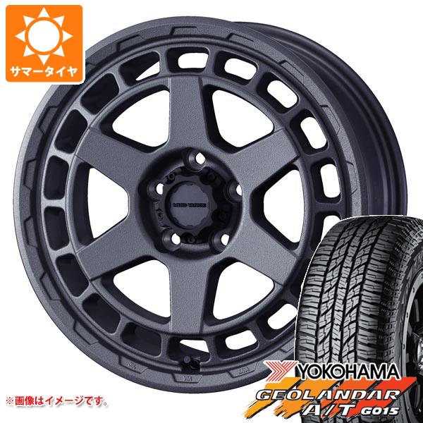 【タイヤ交換対象】デリカD5用 サマータイヤ ヨコハマ ジオランダー A/T G015 P245/70R16 106T アウトラインホワイトレター マッドヴァンスX タイプS 7.0-16 タイヤホイール4本セット