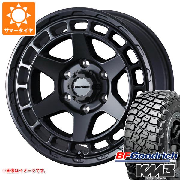 【タイヤ交換対象】ランドクルーザー プラド 150系用 サマータイヤ BFグッドリッチ マッドテレーンT/A KM3 LT265/65R17 120/117Q マッドヴァンスX タイプS 8.0-17 タイヤホイール4本セット