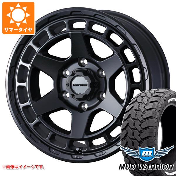 【タイヤ交換対象】5本セット FJクルーザー 10系用 サマータイヤ モンスタ マッドウォーリアー LT265/70R17 121/118Q ホワイトレター マッドヴァンスX タイプS 8.0-17 タイヤホイール5本セット