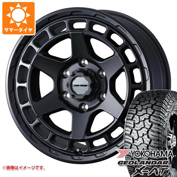 【タイヤ交換対象】ハイラックス 120系用 サマータイヤ ヨコハマ ジオランダー X-AT G016 265/65R17 116T XL ブラックレター マッドヴァンスX タイプS 8.0-17 タイヤホイール4本セット｜タイヤ1番OFF-ROAD