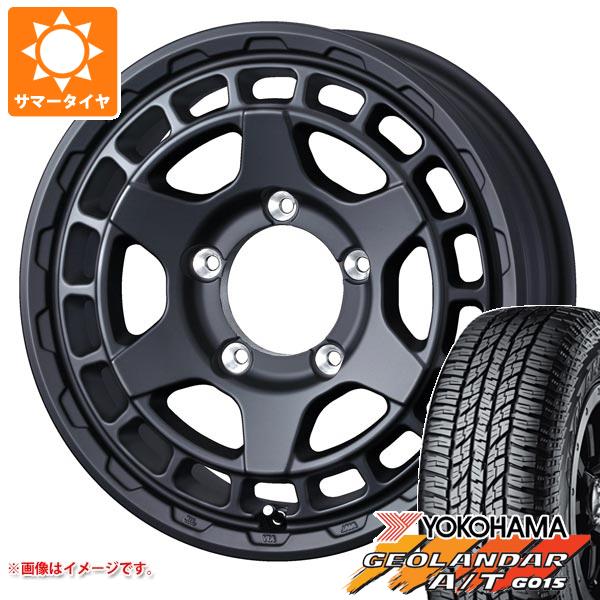 【タイヤ交換対象】5本セット ジムニーシエラ JB74W用 サマータイヤ ヨコハマ ジオランダー A/T G015 LT225/75R16 115/112R アウトラインホワイトレター マッドヴァンスX タイプS 6.0-16 タイヤホイール5本セット｜タイヤ1番OFF-ROAD