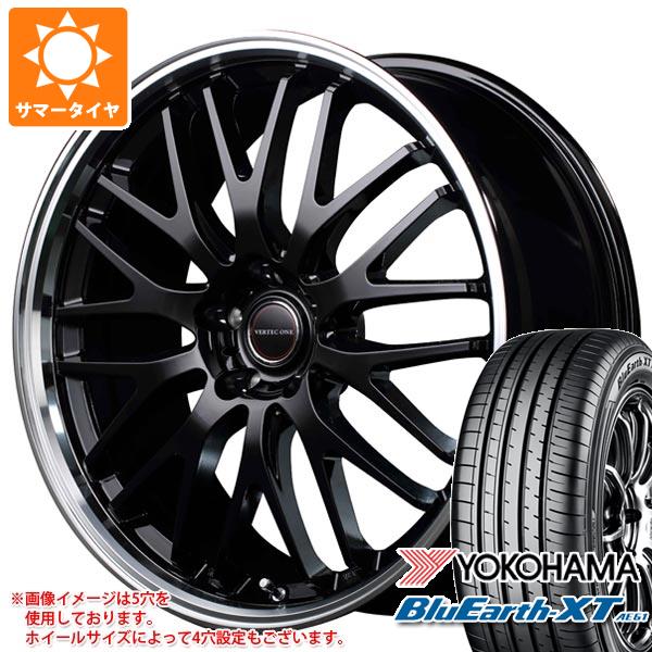 【タイヤ交換対象】サマータイヤ 215/55R18 99V XL ヨコハマ ブルーアースXT AE61 ヴァーテックワン エグゼ10 7.0-18 タイヤホイール4本セット