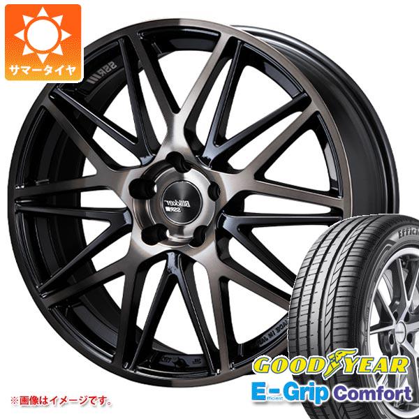 【タイヤ交換対象】サマータイヤ 215/45R17 91W XL グッドイヤー エフィシエントグリップコンフォート SSR ブリッカー 01M 7.0-17 タイヤホイール4本セット