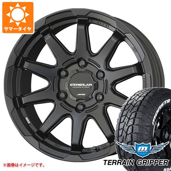 【タイヤ交換対象】サマータイヤ 265/65R17 116T XL モンスタ テレーングリッパー ホワイトレター サーキュラー C10X 8.0-17 タイヤホイール4本セット
