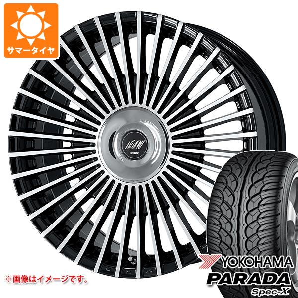 【タイヤ交換対象】サマータイヤ 235/35R20 92W XL ヨコハマ パラダ スペック-X PA02 ワーク イミッツ シュトラール トヨタ レクサス専用 8.5-20 タイヤホイール4本セット