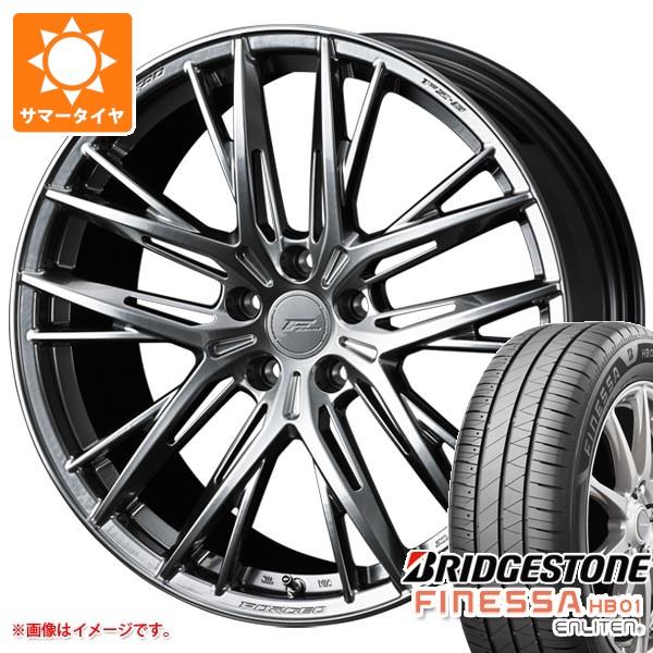 【タイヤ交換対象】サマータイヤ 245/45R19 102W XL ブリヂストン フィネッサ HB01 F ゼロ FZ-5 8.5-19 タイヤホイール4本セット