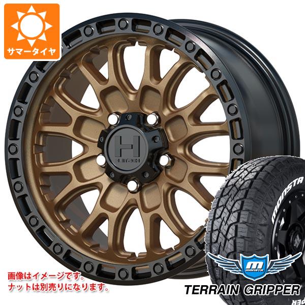 【タイヤ交換対象】ジープ ラングラー JK/JL系用 サマータイヤ モンスタ テレーングリッパー 265/70R17 115T ホワイトレター ホスタイル H135 リッジクレスト タイヤホイール4本セット|タイヤ1番OFF-ROAD