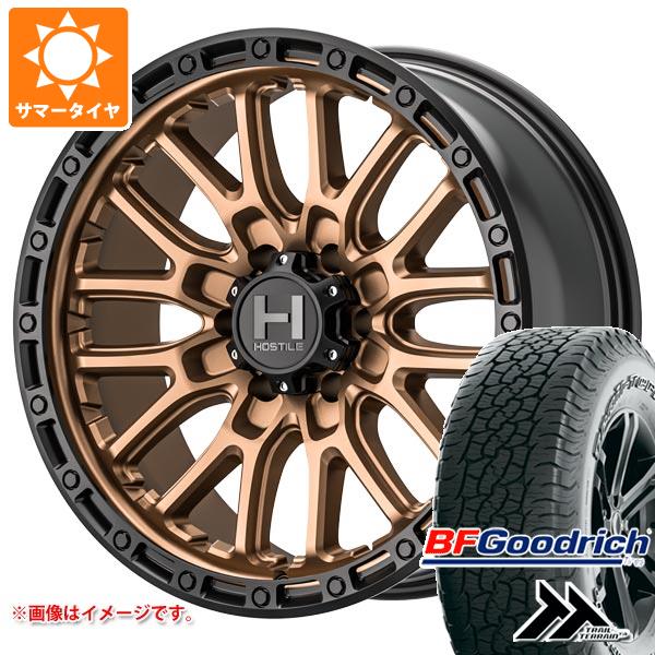 【タイヤ交換対象】サマータイヤ 265/65R17 112T BFグッドリッチ トレールテレーンT/A アウトラインホワイトレター ホスタイル H135 リッジクレスト 8.0-17 タイヤホイール4本セット