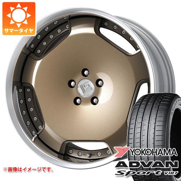 トヨタ ランドクルーザー300用 サマータイヤ ヨコハマ アドバンスポーツV107 295/35R24 110Y XL ワーク LS アダマス 10.0-24 タイヤホイール4本セット|タイヤ1番OFF-ROAD