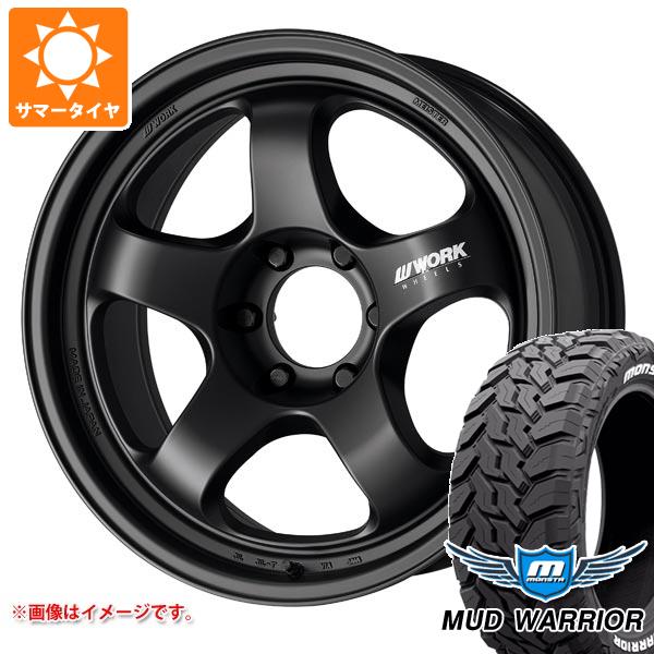 【タイヤ交換対象】5本セット トヨタ FJクルーザー 10系用 サマータイヤ モンスタ マッドウォーリアー LT265/70R17 121/118Q ホワイトレター ワーク マイスター S1 ワンピース SUV 8.0-17 タイヤホイール5本セット|タイヤ1番OFF-ROAD