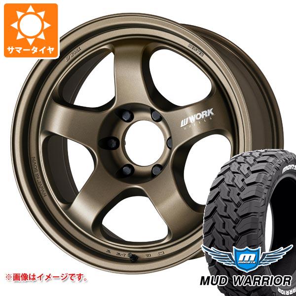 【タイヤ交換対象】5本セット トヨタ FJクルーザー 10系用 サマータイヤ モンスタ マッドウォーリアー LT265/70R17 121/118Q ホワイトレター ワーク マイスター S1 ワンピース SUV 8.0-17 タイヤホイール5本セット|タイヤ1番OFF-ROAD