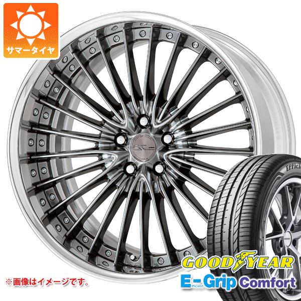 【タイヤ交換対象】サマータイヤ 245/40R19 98W XL グッドイヤー エフィシエントグリップコンフォート ワーク シュヴァート グラソン 8.5-19 タイヤホイール4本セット