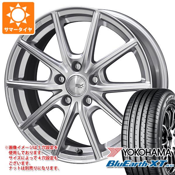 【タイヤ交換対象】サマータイヤ 215/55R17 94V ヨコハマ ブルーアースXT AE61 ザイン EK 7.0-17 タイヤホイール4本セット