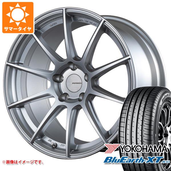 【タイヤ交換対象】サマータイヤ 225/55R18 98V ヨコハマ ブルーアースXT AE61 ポテンザ SW010 7.5-18 タイヤホイール4本セット|タイヤ1番OFF-ROAD