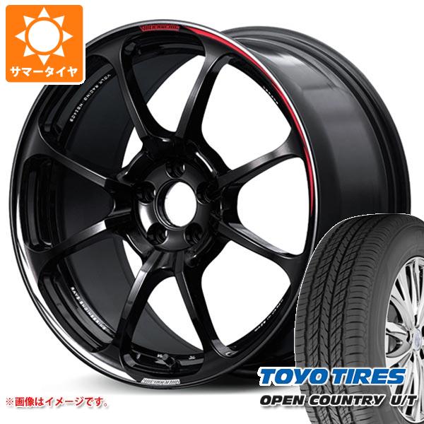 【タイヤ交換対象】サマータイヤ 225/60R18 100H トーヨー オープンカントリー U/T レイズ ボルクレーシング NE24 クラブスポーツ 7.5-18 タイヤホイール4本セット