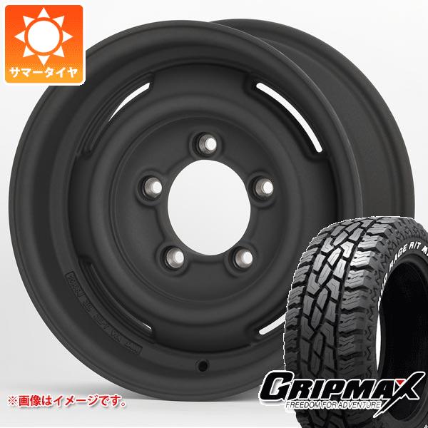 【タイヤ交換対象】スズキ ジムニーノマド JC74W用 サマータイヤ グリップマックス マッドレイジ R/T MAX 195/80R15 96Q ホワイトレター アピオ ワイルドボア SR プラス 6.0-15 タイヤホイール4本セット