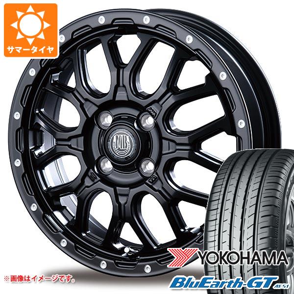 【タイヤ交換対象】タフト LA900系用 サマータイヤ ヨコハマ ブルーアースGT AE51 175/65R15 84H インターミラノ マッドバーン XR-800M 4.5-15 タイヤホイール4本セット