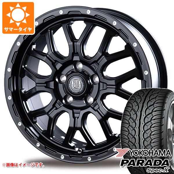 【タイヤ交換対象】トヨタ RAV4 50系用 サマータイヤ ヨコハマ パラダ スペック-X PA02 235/60R18 103V インターミラノ マッドバーン XR-800M 7.5-18 タイヤホイール4本セット