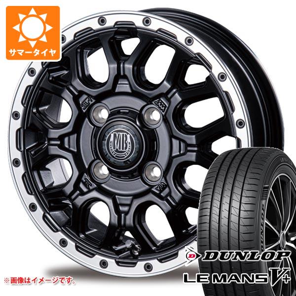 【タイヤ交換対象】ミツビシ デリカミニ B30系用 サマータイヤ ダンロップ ルマン5 LM5+ 165/65R15 81S インターミラノ マッドバーン XR-800M 4.5-15 タイヤホイール4本セット