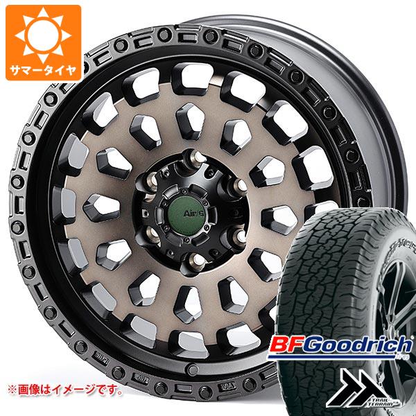 【タイヤ交換対象】トヨタ ランドクルーザー300用 サマータイヤ BFグッドリッチ トレールテレーンT/A 265/65R18 114T アウトラインホワイトレター エアージー ヴァルカン 8.5-18 タイヤホイール4本セット