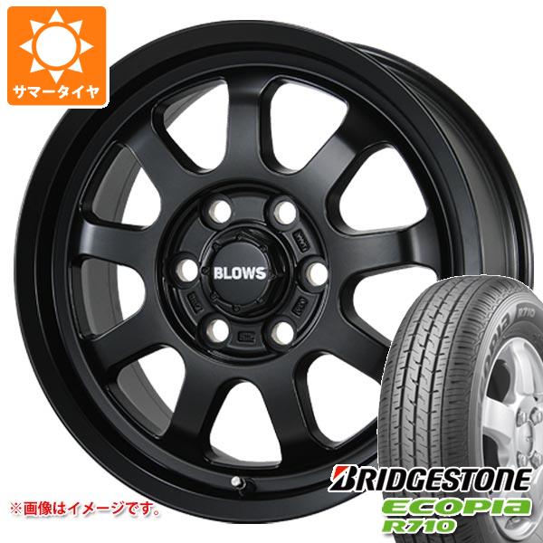 【タイヤ交換対象】トヨタ ハイエース 200系用 サマータイヤ ブリヂストン エコピア R710 195/80R15 107/105N ブロウズ ロブ9 6.0-15 タイヤホイール4本セット｜タイヤ1番OFF-ROAD
