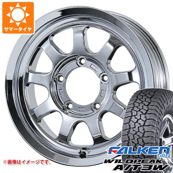 【タイヤ交換対象】5本セット スズキ ジムニー用 サマータイヤ ファルケン ワイルドピーク A/T3W 175/80R16 91S ブロウズ ロブ9 5.5-16 タイヤホイール5本セット|タイヤ1番OFF-ROAD