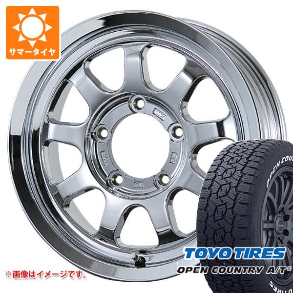 【タイヤ交換対象】スズキ ジムニーノマド JC74W用 サマータイヤ トーヨー オープンカントリー A/T3 195/80R15 107/105N LT ホワイトレター ブロウズ ロブ9 5.5-15 タイヤホイール4本セット