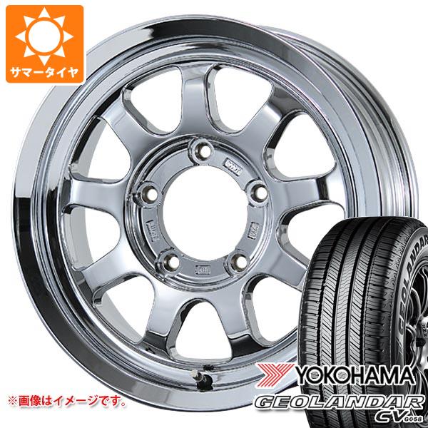 【タイヤ交換対象】5本セット スズキ ジムニーノマド JC74W用 サマータイヤ ヨコハマ ジオランダー CV G058 195/80R15 96S ブロウズ ロブ9 5.5-15 タイヤホイール5本セット