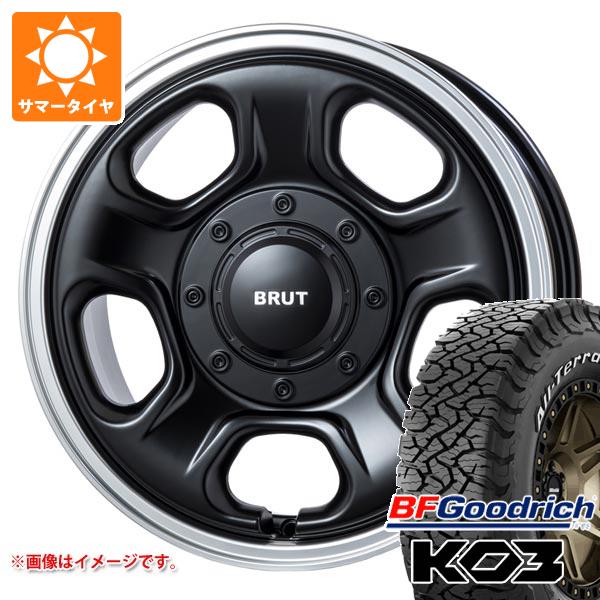 【タイヤ交換対象】トヨタ RAV4 50系用 サマータイヤ BFグッドリッチ オールテレーンT/A KO3 LT225/70R16 102/99S ホワイトレター ブルート BR-33 6.5-16 タイヤホイール4本セット