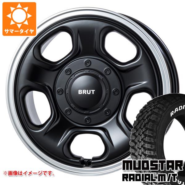 【タイヤ交換対象】マツダ CX-5 KE/KF系用 サマータイヤ マッドスター ラジアル M/T 215/70R16 100T ホワイトレター ブルート BR-33 6.5-16 タイヤホイール4本セット|タイヤ1番OFF-ROAD