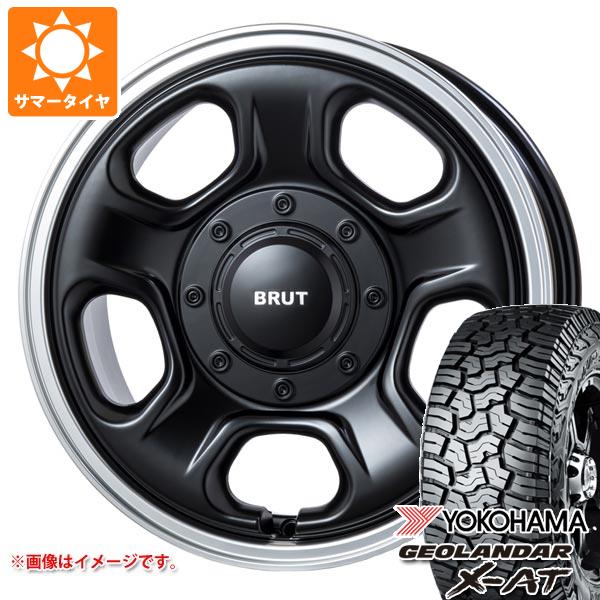 【タイヤ交換対象】ミツビシ デリカD5用 2026年製 サマータイヤ ヨコハマ ジオランダー X-AT G016 LT235/70R16 104/101Q アウトラインホワイトレター ブルート BR-33 6.5-16 タイヤホイール4本セット|タイヤ1番OFF-ROAD
