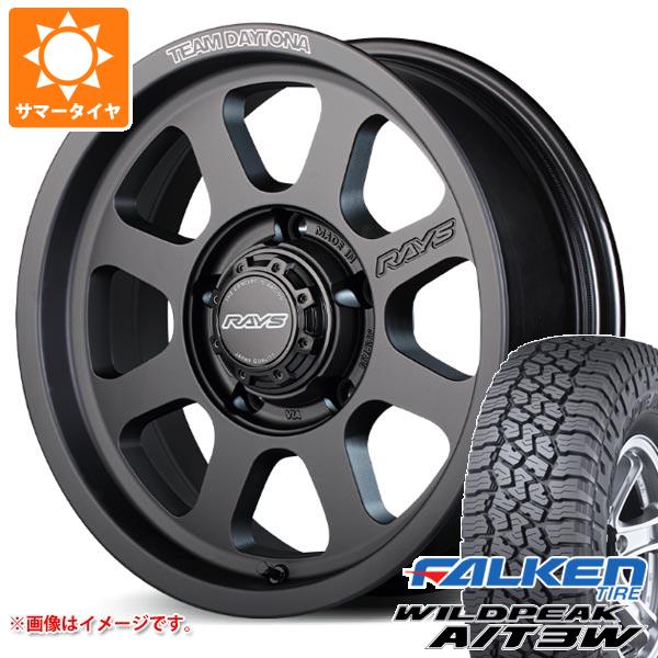 【タイヤ交換対象】5本セット スズキ ジムニーノマド JC74W用 サマータイヤ ファルケン ワイルドピーク A/T3W 235/70R16 109T XL レイズ デイトナ D108 6.0-16 タイヤホイール5本セット