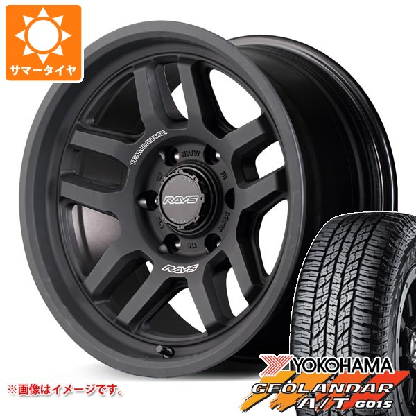 【タイヤ交換対象】5本セット トヨタ FJクルーザー 10系用 サマータイヤ ヨコハマ ジオランダー A/T G015 P285/70R17 117T アウトラインホワイトレター レイズ デイトナ D325 8.0-17 タイヤホイール5本セット|タイヤ1番OFF-ROAD