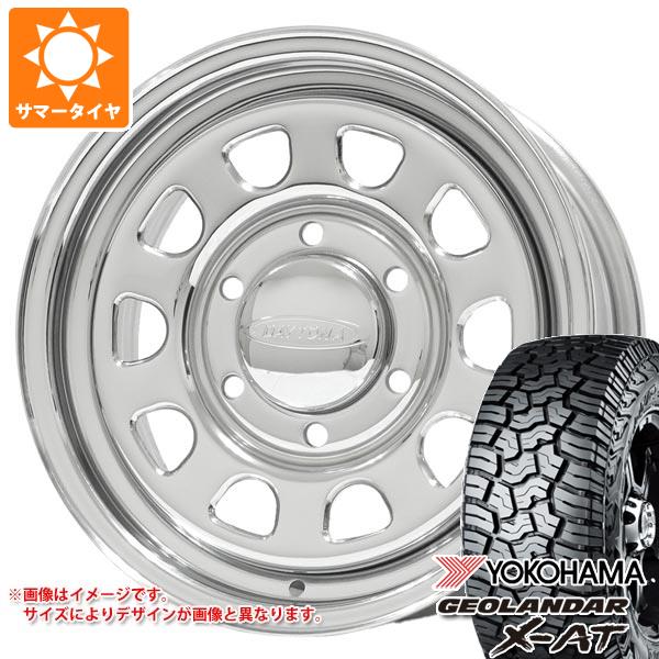 【タイヤ交換対象】ニッサン NV350キャラバン E26用 2026年製 サマータイヤ ヨコハマ ジオランダー X-AT G016 LT215/70R16 100/97Q ブラックレター デイトナズ G2 6.5-16 タイヤホイール4本セット