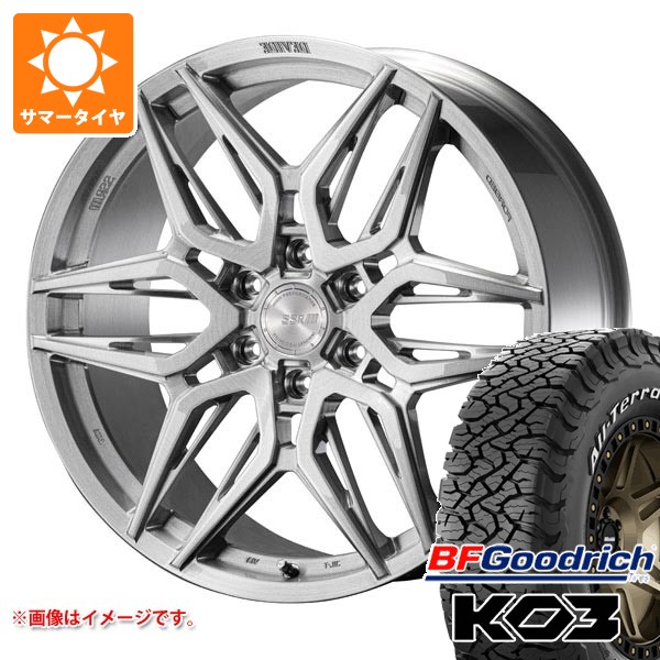 【タイヤ交換対象】トヨタ ランドクルーザー300用 サマータイヤ BFグッドリッチ オールテレーンT/A KO3 LT275/55R20 115/112S ブラックレター SSR ディバイド LG-F 9.0-20 タイヤホイール4本セット