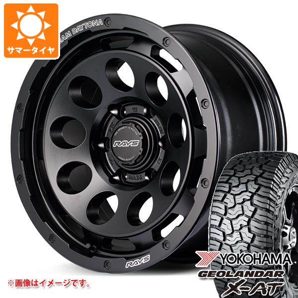【タイヤ交換対象】トヨタ ランドクルーザー250用 サマータイヤ ヨコハマ ジオランダー X-AT G016 LT265/65R18 122/119Q ブラックレター レイズ デイトナ D9 8.5-18 タイヤホイール4本セット|タイヤ1番OFF-ROAD