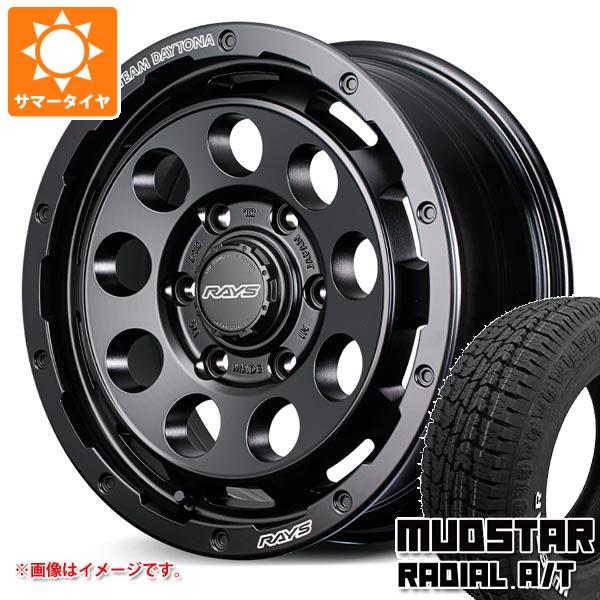 【タイヤ交換対象】トヨタ ハイエース 200系用 サマータイヤ マッドスター ラジアル A/T 215/65R16C 109/107L ホワイトレター レイズ デイトナ D9 6.5-16 タイヤホイール4本セット｜タイヤ1番OFF-ROAD 122,200円
