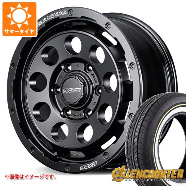 【タイヤ交換対象】トヨタ ハイエース 200系用 サマータイヤ オーレンカウンター クラシックオーバル 215/65R16C 109/107T ホワイト/イエローリボン レイズ デイトナ D9 6.5-16 タイヤホイール4本セット