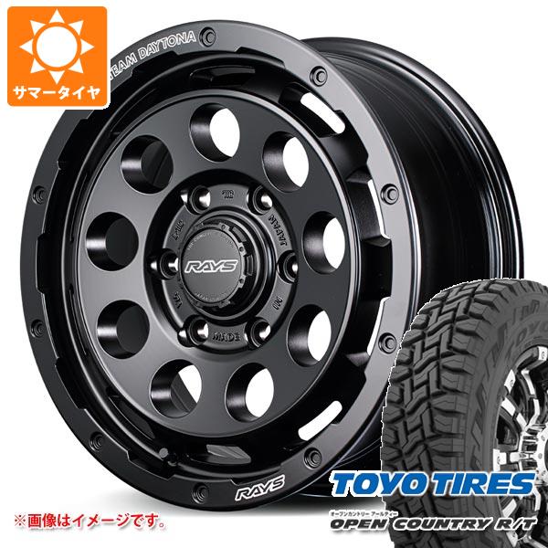 【タイヤ交換対象】トヨタ ハイエース 200系用 2026年製 サマータイヤ トーヨー オープンカントリー R/T 215/70R16 100Q ブラックレター レイズ デイトナ D9 6.5-16 タイヤホイール4本セット｜タイヤ1番OFF-ROAD