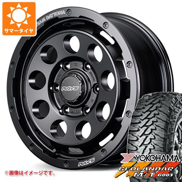 【タイヤ交換対象】トヨタ ハイエース 200系用 2026年製 サマータイヤ ヨコハマ ジオランダー M/T G003 LT215/70R16 100/ 97Q レイズ デイトナ D9 6.5-16 タイヤホイール4本セット｜タイヤ1番OFF-ROAD 121,200円