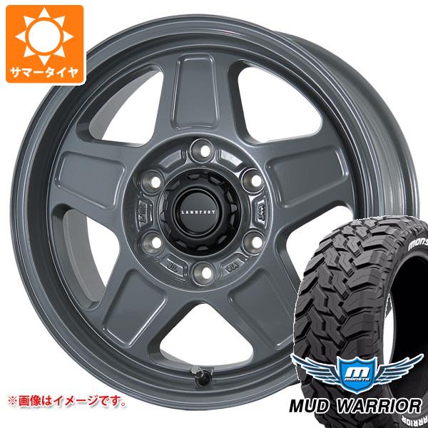 【タイヤ交換対象】トヨタ ハイエース 200系用 サマータイヤ モンスタ マッドウォーリアー LT215/70R16 107/105Q ホワイトレター ランドフット GWD 6.5-16 タイヤホイール4本セット