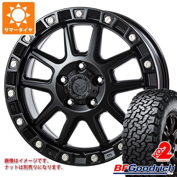 【タイヤ交換対象】5本セット ジープ ラングラー JK/JL系用 サマータイヤ BFグッドリッチ オールテレーンT/A KO2 33x12.50R18LT 118S ブラックレター MKW M205 タイヤホイール5本セット