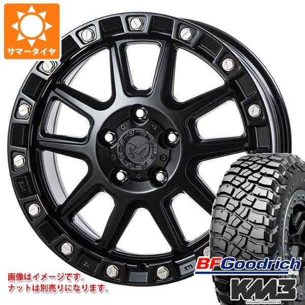 【タイヤ交換対象】5本セット ジープ ラングラー JK/JL系用 サマータイヤ BFグッドリッチ マッドテレーンT/A KM3 33x12.50R18LT 118Q MKW M205 タイヤホイール5本セット
