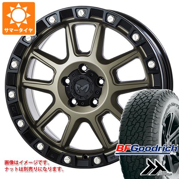 【タイヤ交換対象】ミツビシ デリカD5用 サマータイヤ BFグッドリッチ トレールテレーンT/A 225/60R18 100H ブラックレター MKW M205 8.0-18 タイヤホイール4本セット｜タイヤ1番OFF-ROAD