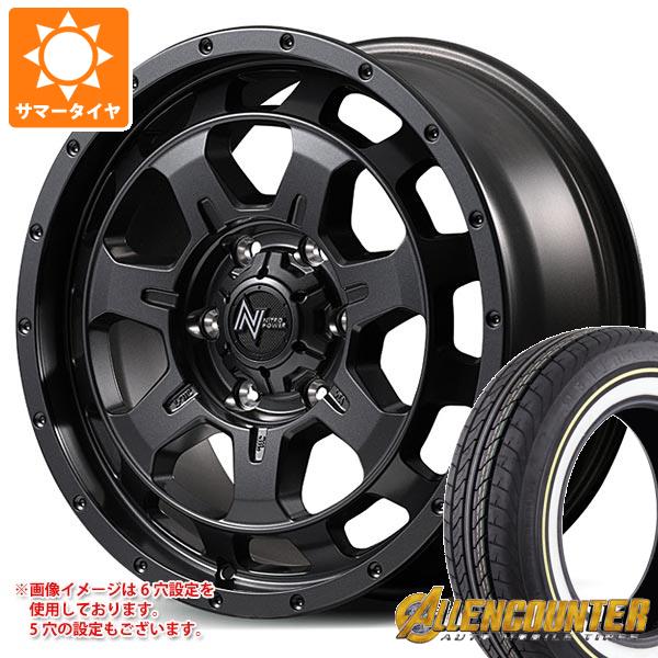 【タイヤ交換対象】トヨタ ハイエース 200系用 サマータイヤ オーレンカウンター クラシックオーバル 215/65R16C 109/107T ホワイト/イエローリボン ナイトロパワー M7 ファランクス 6.5-16 タイヤホイール4本セット|タイヤ1番OFF-ROAD
