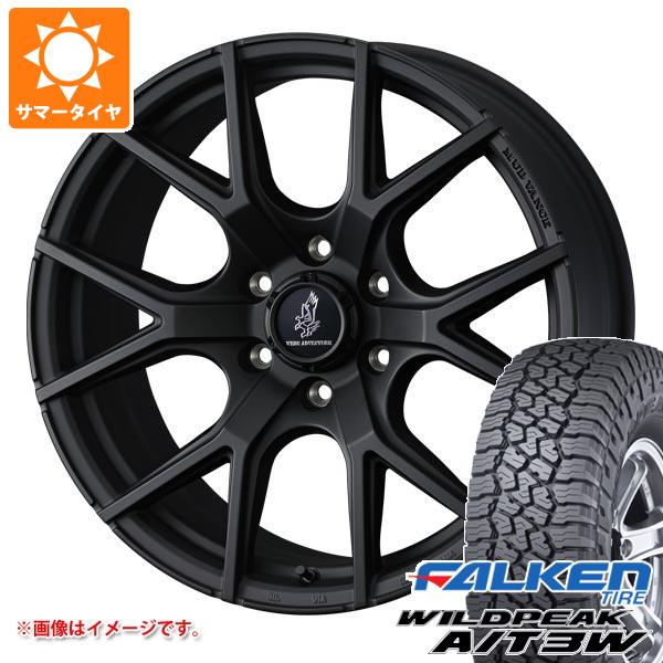 【タイヤ交換対象】トヨタ ランドクルーザー300用 サマータイヤ ファルケン ワイルドピーク A/T3W 275/55R20 117T XL マッドヴァンス SD 9.0-20 タイヤホイール4本セット